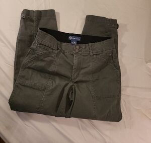 Olive Green Cargo Pants #0152